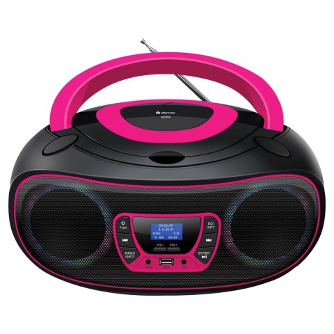 Boombox Denver TDB-212P różowy Boombox Denver TDB-212P różowy