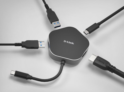 D-Link DUB-M420 stacja dokująca Przewodowa Thunderbolt 3 Aluminium, Czarny D-Link DUB-M420 stacja dokująca Przewodowa Thunderbolt 3 Aluminium, Czarny