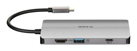 D-Link DUB-M810 stacja dokująca Przewodowa USB 3.2 Gen 1 (3.1 Gen 1) Type-C Aluminium D-Link DUB-M810 stacja dokująca Przewodowa USB 3.2 Gen 1 (3.1 Gen 1) Type-C Aluminium