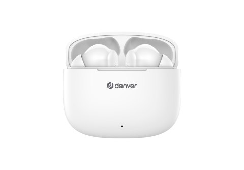 Denver TWE-48W Zestaw słuchawkowy True Wireless Stereo (TWS) Douszny Połączenia/muzyka Bluetooth Biały Denver TWE-48W Zestaw słuchawkowy True Wireless Stereo (TWS) Douszny Połączenia/muzyka Bluetooth Biały