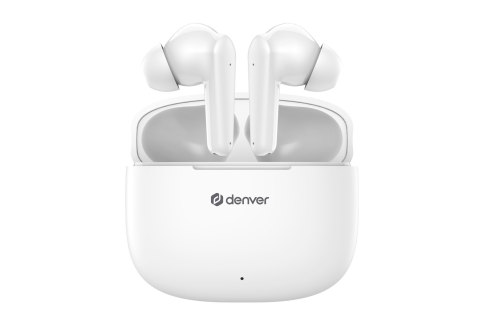 Denver TWE-48W Zestaw słuchawkowy True Wireless Stereo (TWS) Douszny Połączenia/muzyka Bluetooth Biały Denver TWE-48W Zestaw słuchawkowy True Wireless Stereo (TWS) Douszny Połączenia/muzyka Bluetooth Biały