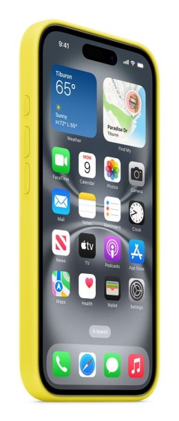 Etui silikonowe Apple iPhone16 z MagSafe - Star Fruit