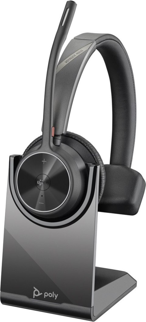 POLY Zestaw słuchawkowy Voyager 4310 z certyfikatem Microsoft Teams + adapter BT700 + stacja ładująca POLY Zestaw słuchawkowy Voyager 4310 z certyfikatem Microsoft Teams + adapter BT700 + stacja ładująca