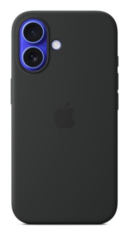 Silikonowe etui do iPhone'a 16 z MagSafe - czarne