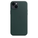 Skórzane etui Apple z MagSafe Forest Green, do iPhone 14 Plus