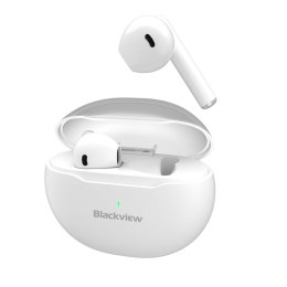 Blackview AirBuds 6 Zestaw słuchawkowy True Wireless Stereo (TWS) Douszny Połączenia/muzyka USB Type-C Bluetooth Biały