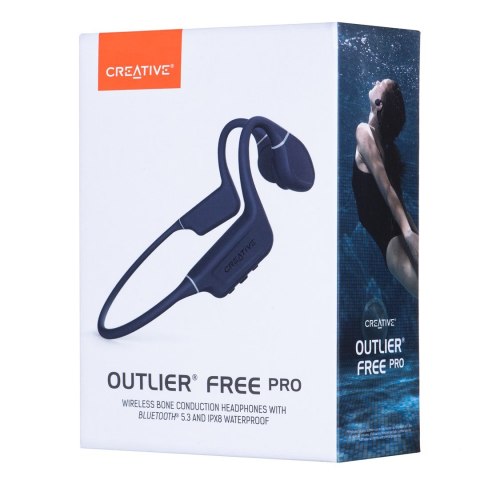 Creative Labs Creative Outlier Free Pro Zestaw słuchawkowy Bezprzewodowy Opaska na szyję Połączenia/Muzyka/Sport/Codzienność Blu Creative Labs Creative Outlier Free Pro Zestaw słuchawkowy Bezprzewodowy Opaska na szyję Połączenia/Muzyka/Sport/Codzienność Blu