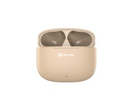 Denver TWE-48NU Zestaw słuchawkowy True Wireless Stereo (TWS) Douszny Połączenia/muzyka Bluetooth Cielisty