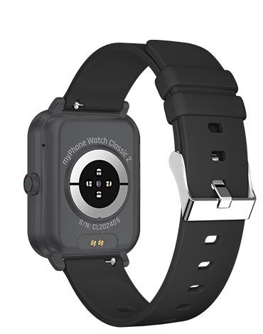 MyPhone Watch Classic 2 4,7 cm (1.85") IPS Cyfrowy 240 x 284 px Ekran dotykowy Czarny MyPhone Watch Classic 2 4,7 cm (1.85") IPS Cyfrowy 240 x 284 px Ekran dotykowy Czarny