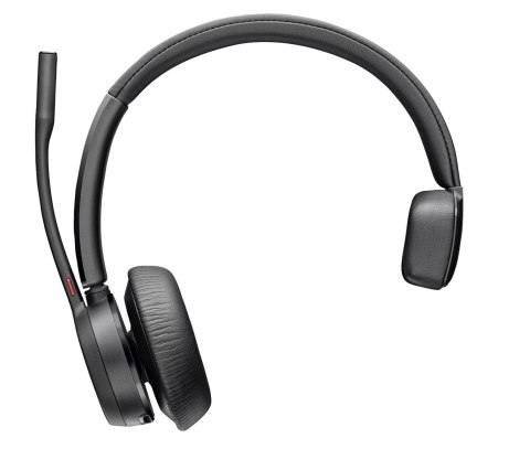 POLY Zestaw słuchawkowy Voyager 4310-M z certyfikatem Microsoft Teams USB-C + adapter BT700 + stacja ładująca