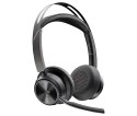 POLY Zestaw słuchawkowy Voyager Focus 2 z certyfikatem Microsoft Teams USB-C-C + przejściówka USB-C/A + podstawka ładująca