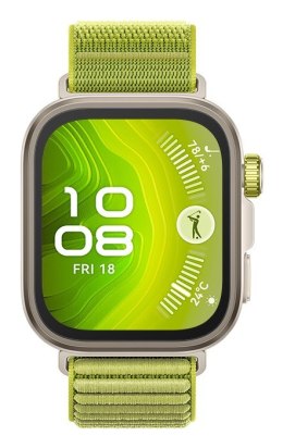 Smartwatch Huawei Watch FIT4 Pro, 3D Woven Žalias Strap, Titanium Body, Seiya-B29