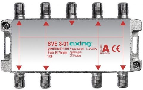 Axing SVE 8-01 Rozdzielacz kabli Szary Axing SVE 8-01 Rozdzielacz kabli Szary