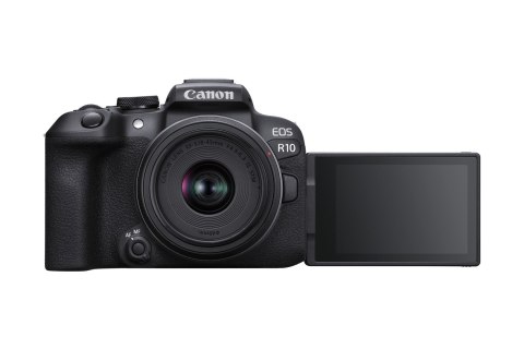 Canon EOS R10 + RF-S 18-45mm F4.5-6.3 IS STM Bezlusterkowiec 24,2 MP CMOS 6000 x 4000 px Czarny Canon EOS R10 + RF-S 18-45mm F4.5-6.3 IS STM Bezlusterkowiec 24,2 MP CMOS 6000 x 4000 px Czarny