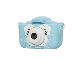 Extralink Aparat cyfrowy Kids Camera H28 Dual Niebieski 1080P 30fps, wyświetlacz 2.0
