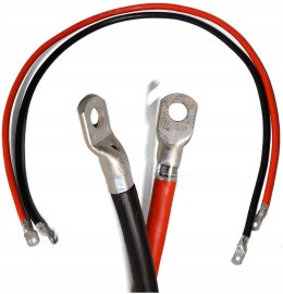 Kabel do łączenia akumulatorów 25mm2 100cm M8 [para]