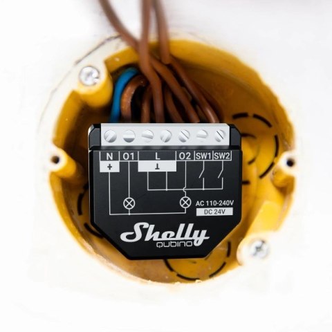 Moduł zdalny Fala Shelly Qubino 2PM (QBWAV2PM) Moduł zdalny Fala Shelly Qubino 2PM (QBWAV2PM)