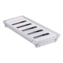 PLASTIKOWA OBUDOWA INSTALACYJNA Z DRZWIAMI METALOWYMI, PODTYNK., IP40, 5 RZĘDÓW, 60 MODUŁÓW Noark PMF 60 107262
