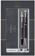 Parker 2093215 zestaw piór Czarny, Srebrny 2 szt.
