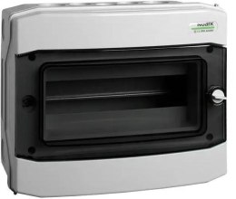 Plastikowa obudowa instalacyjna, natynkowa, IP65, 1 rząd, 12 modułów (PHS 12T)