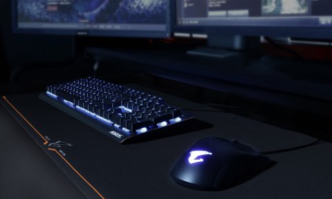 GIGABYTE AMP900 Podkładka dla graczy Czarny, Pomarańczowy