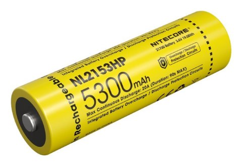 Akumulator Nitecore NL2153HP 21700 5300mAh LI-ION 3,6V Akumulator Nitecore NL2153HP 21700 5300mAh LI-ION 3,6V