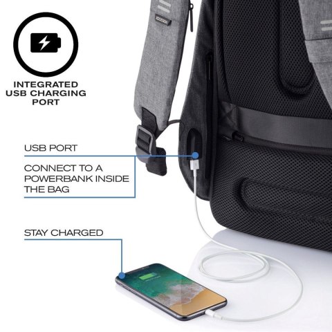 XD DESIGN PLECAK ANTYKRADZIEŻOWY BOBBY HERO XL SZARY P/N: P705.712 XD DESIGN PLECAK ANTYKRADZIEŻOWY BOBBY HERO XL SZARY P/N: P705.712
