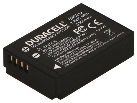 Duracell DRCE12 bateria do aparatu/kamery Litowo-jonowa (Li-Ion) 750 mAh Duracell DRCE12 bateria do aparatu/kamery Litowo-jonowa (Li-Ion) 750 mAh