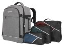 Manhattan 440370 torba na laptop 43,9 cm (17.3") Plecak Szary