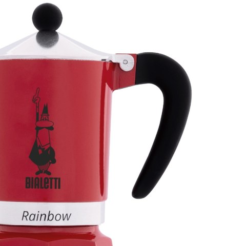 Bialetti kawiarka Rainbow 1tz czerwona Bialetti kawiarka Rainbow 1tz czerwona