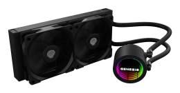 GENESIS NLG-2318 system chłodzenia komputerów Obudowa komputera Zestaw do chłodzenia płynami Czarny