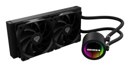 GENESIS NLG-2318 system chłodzenia komputerów Obudowa komputera Zestaw do chłodzenia płynami Czarny