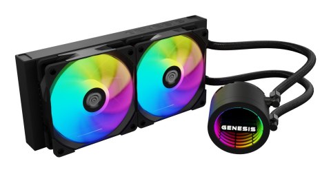 GENESIS NLG-2319 system chłodzenia komputerów Obudowa komputera Zestaw do chłodzenia płynami Czarny
