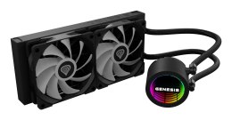 GENESIS NLG-2319 system chłodzenia komputerów Obudowa komputera Zestaw do chłodzenia płynami Czarny