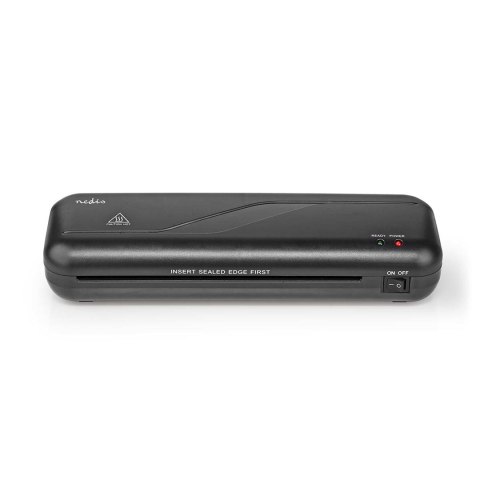 Nedis LAMI112BK4 laminator Laminator na gorąco 230 mm/min Czarny Nedis LAMI112BK4 laminator Laminator na gorąco 230 mm/min Czarny