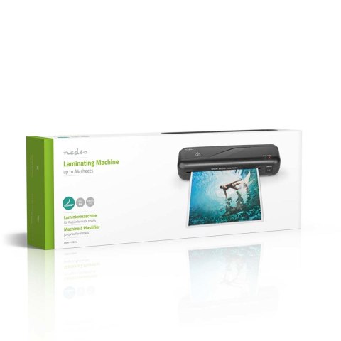 Nedis LAMI112BK4 laminator Laminator na gorąco 230 mm/min Czarny Nedis LAMI112BK4 laminator Laminator na gorąco 230 mm/min Czarny