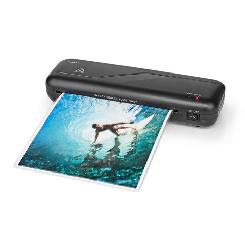 Nedis LAMI112BK4 laminator Laminator na gorąco 230 mm/min Czarny Nedis LAMI112BK4 laminator Laminator na gorąco 230 mm/min Czarny
