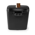 Niszczarka do papieru Nedis 10l DIN P-2 190W Czarna