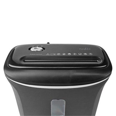 Niszczarka do papieru Nedis 12l DIN P-4 190W Czarna Niszczarka do papieru Nedis 12l DIN P-4 190W Czarna