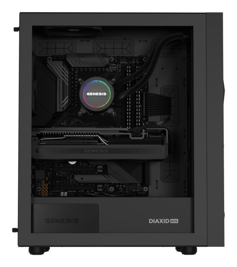 Obudowa komputera GENESIS NLG-2320 system chłodzenia Czarny Obudowa komputera GENESIS NLG-2320 system chłodzenia Czarny