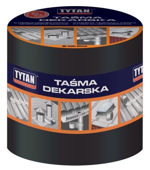 Taśma uszczelniająca dekarska 15cm*10mb grafit Taśma uszczelniająca dekarska 15cm*10mb grafit