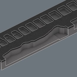 WKŁADKA PIANKOWA ZYKLOP 3/8'' 8000 C, SET 1, 23CZ