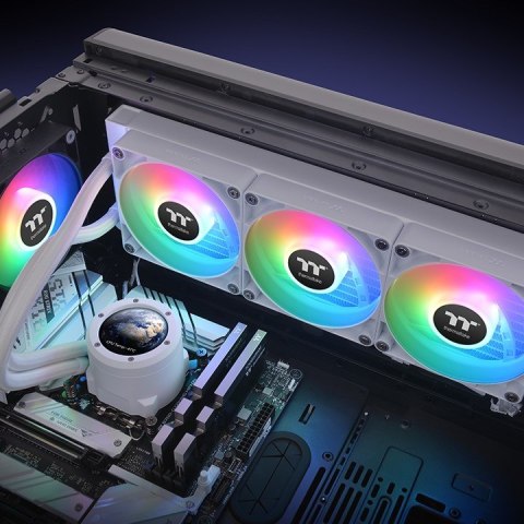 Kompletny zestaw chłodzenia cieczą Thermaltake TH360 V2 Ultra ARGB, Kolor produktu: białe