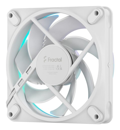 Fractal Design Momentum 12 RGB Obudowa komputera Wentylator 12 cm Biały 1 szt.