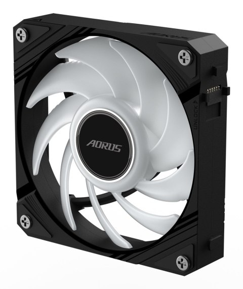 GIGABYTE AORUS EZ CHAIN FAN 120 Płyta główna Wentylator 12 cm Czarny 1 szt.