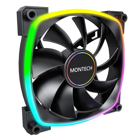 Montech AX140 PWM Obudowa komputera Wentylator 14 cm Czarny 1 szt.