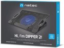NATEC DIPPER 2 podkładka chłodząca do laptopa 43,9 cm (17.3") 650 RPM Czarny