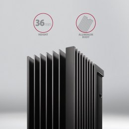 Axagon CLR-M2XL system chłodzenia komputerów M.2 NVMe SSD, Dysk SSD Radiator Czarny 1 szt.
