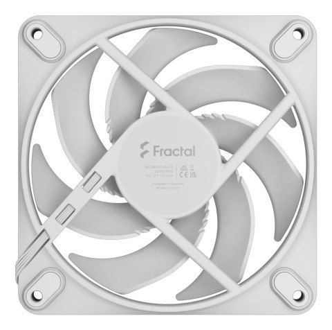 Fractal Design Momentum 12 Obudowa komputera Wentylator 12 cm Biały 1 szt. Fractal Design Momentum 12 Obudowa komputera Wentylator 12 cm Biały 1 szt.
