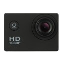 Kamera Extralink Action Camera A10 Czarna 1080P 30fps, IP68, wyświetlacz 2.0"